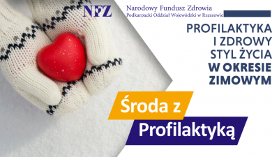 grafika promująca cykl 5 spotkań w siedzibie Narodowego Funduszu Zdrowia w Rzeszowie