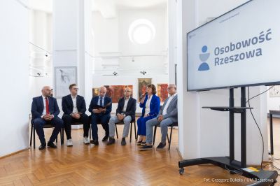 zdjęcie z konferencji prasowej "Osobowość Rzeszowa", fot. Grzegorz Bukała, Urząd Miasta Rzeszowa