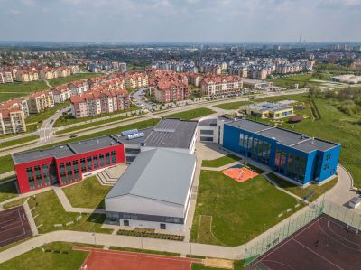 Rzeszowskie osiedla: Przybyszówka i Kotuli z lotu ptaka, fot. Tadeusz Poźniak