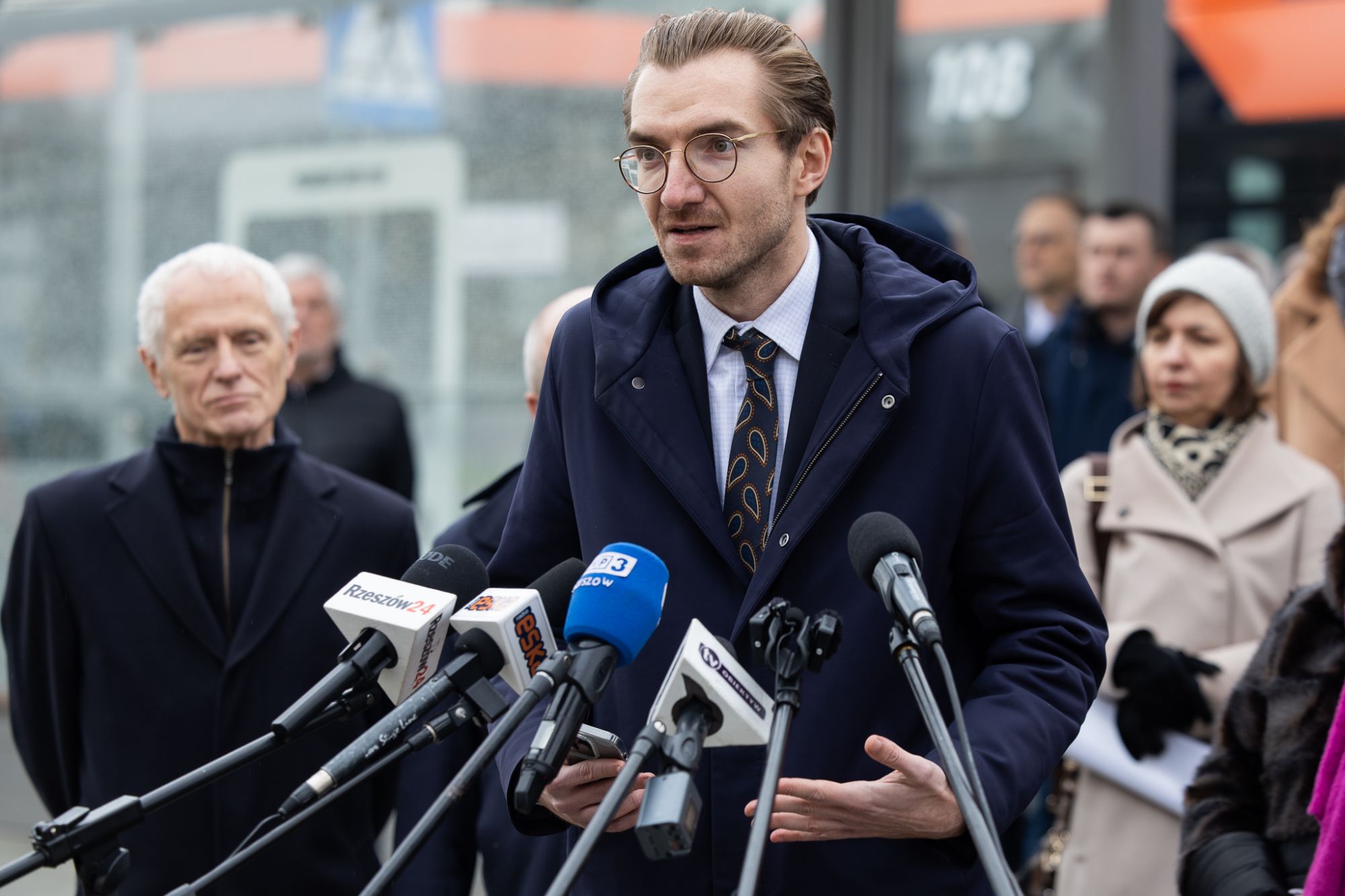 zdjęcie z prezentacji komponentu Rzeszowskiego Centrum Komunikacyjnego w Rzeszowie,fot. Grzegorz Bukała, Urząd Miasta Rzeszowa