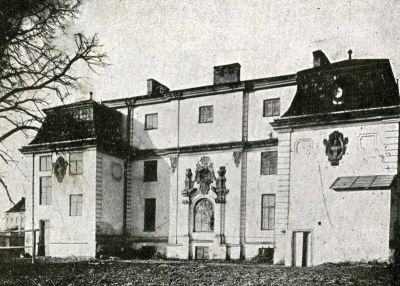 Widok na Letni Pałac Lubomirskich, lata 20. XX w. Zbiory Muzeum...