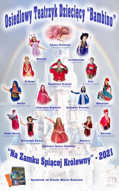 Plakat spektaklu Teatrzyku Bambino