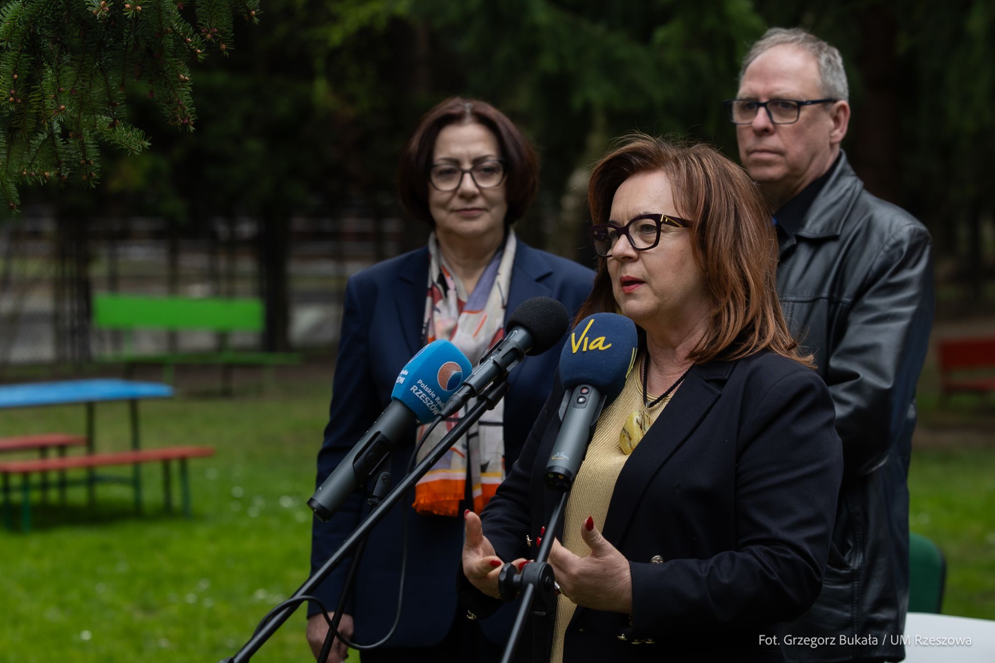 zdjęcie z oficjlanego podpisania umowy na dofiansowanie placów zabaw przy rzeszowskich żłobkach, fot. Grzegorz Bukała, Urząd Miasta Rzeszowa