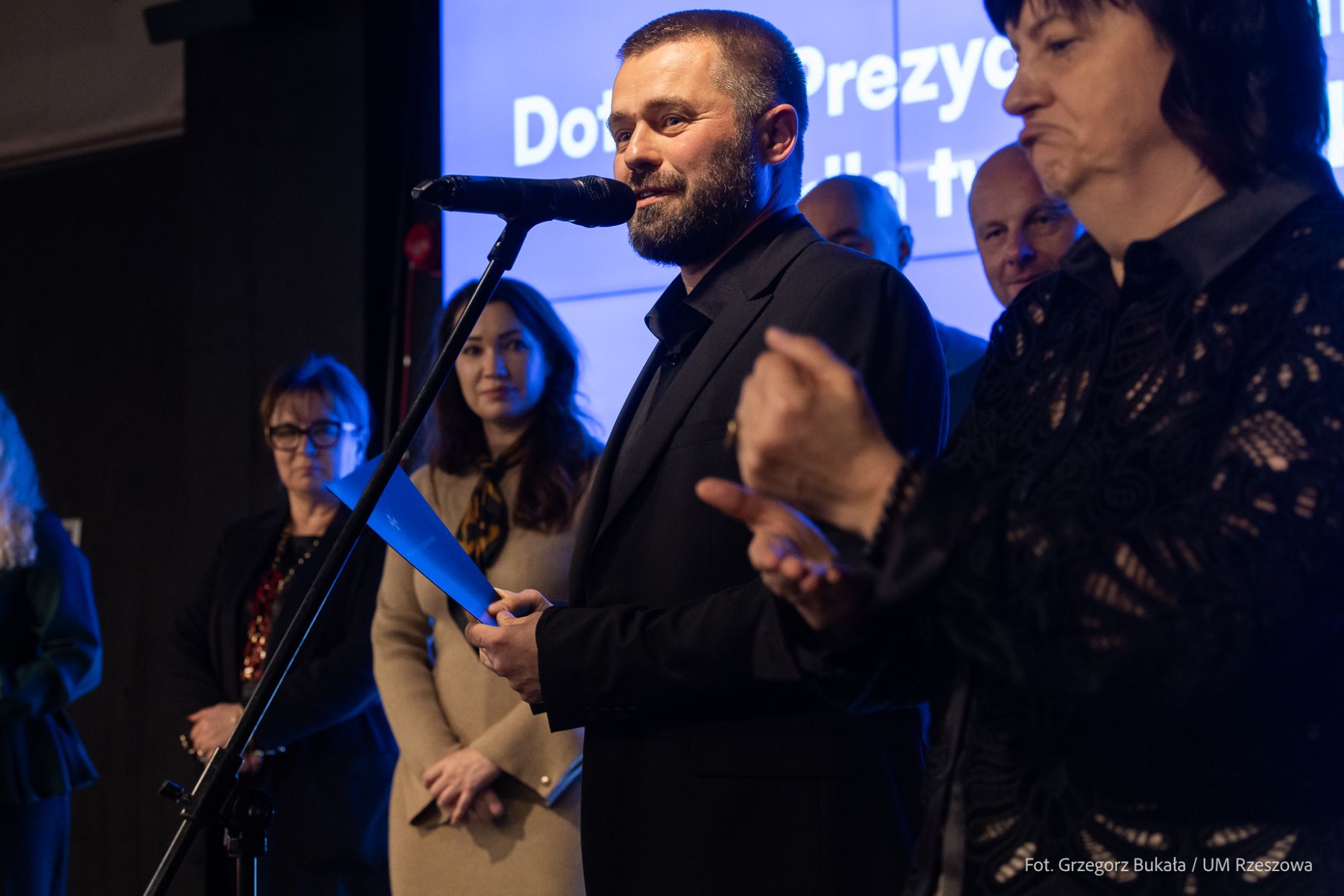 zdjęcie z uroczystego przyznawania dotacji na działalność kulturalną w mieście Rzeszów, fot. Grzegorz Bukała, Urząd Miasta Rzeszowa