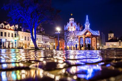 Rynek w nocy, fot. Tadeusz Poźniak