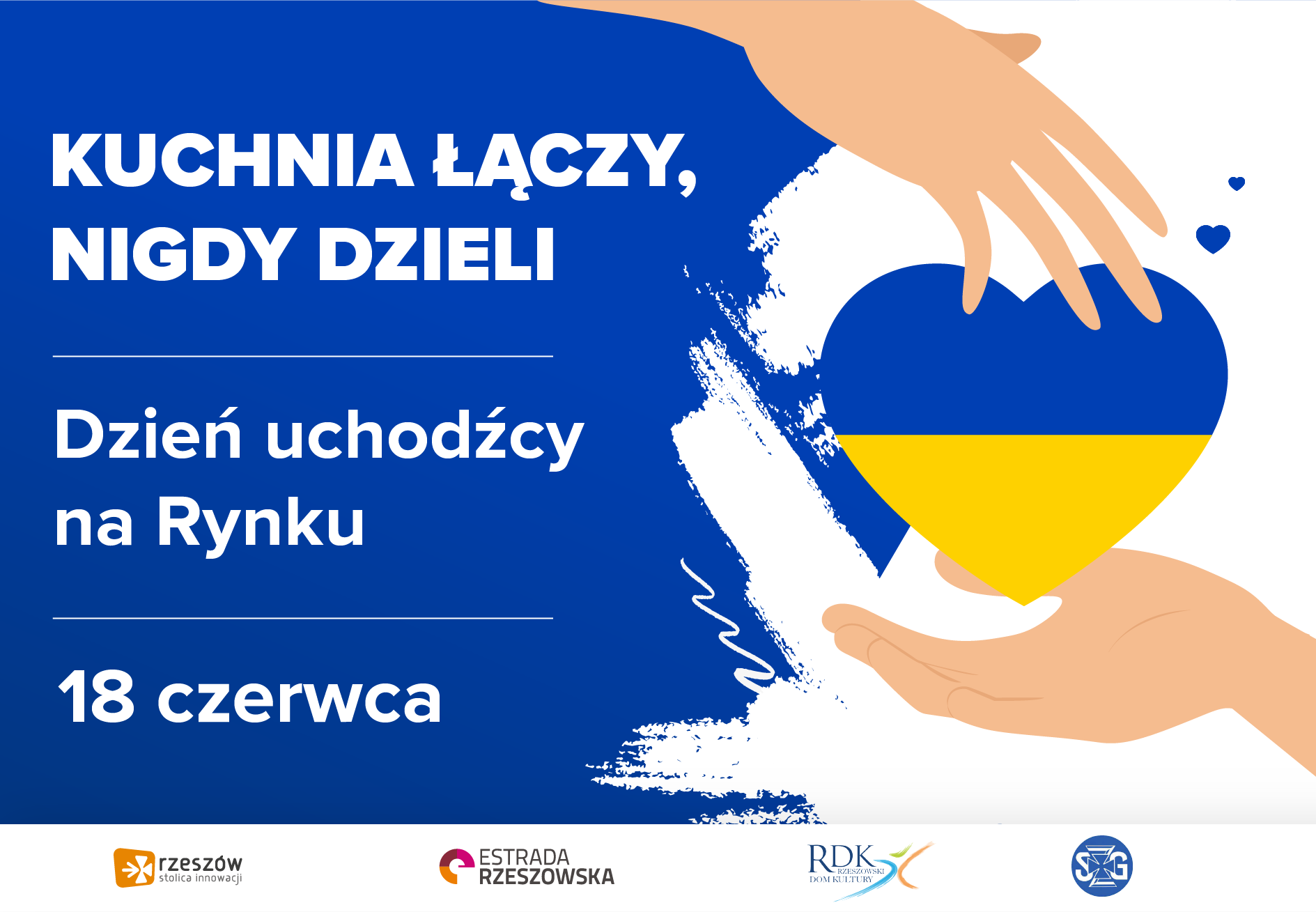 Plakat wydarzenia Międzynarodowy dzień uchodźcy
