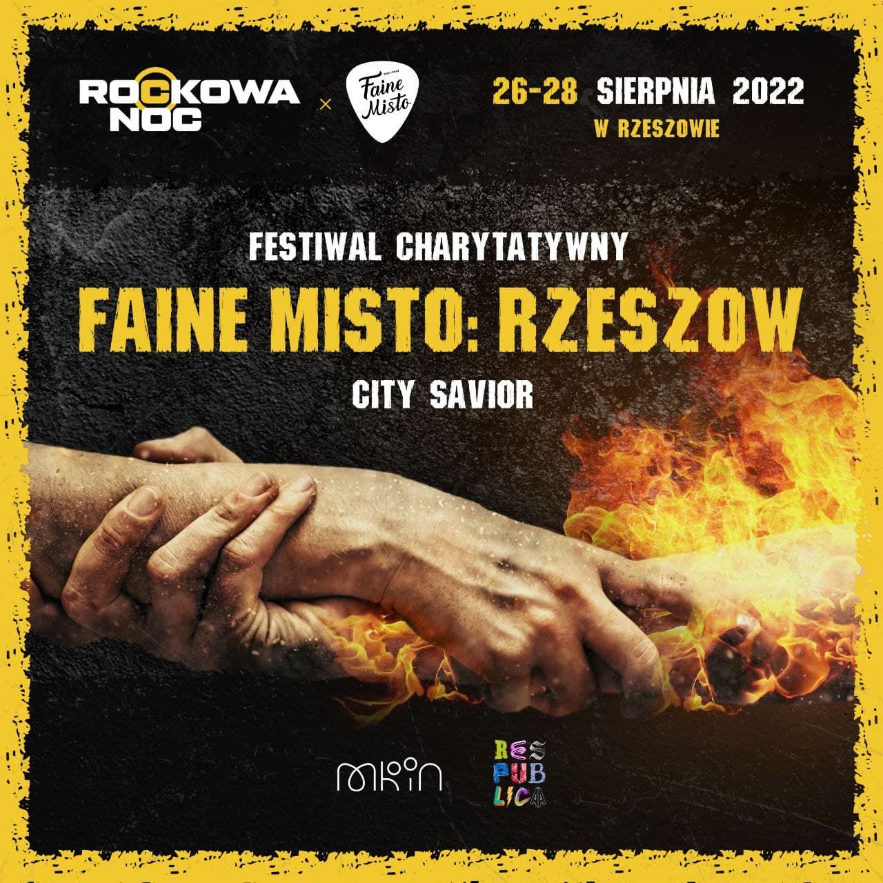 17. edycja Rockowej Nocy - plakat wydarzenia