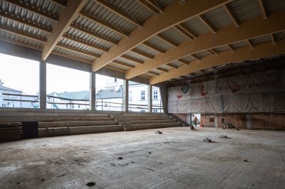 Hala sportowa I Liceum Ogólnokształcącego w Rzeszowie, fot. Grzegorz Bukała / Urząd Miasta Rzeszowa