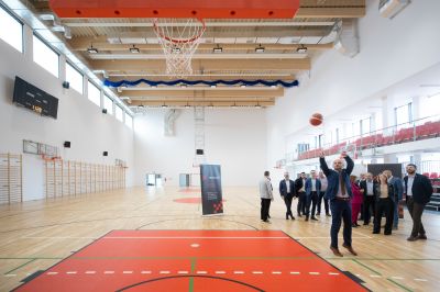 Hala sportowa przy VI Liceum Ogólnokształcącym w Rzeszowie, fot. Grzegorz Bukała / Urząd Miasta Rzeszowa