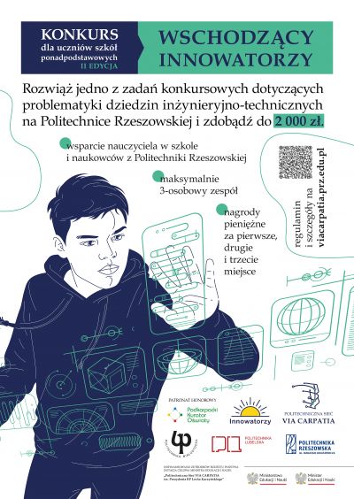 Plakat konkursu Wschodzący Innowatorzy